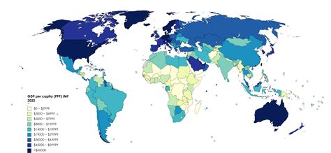 gdp per capita by country 2022 wiki